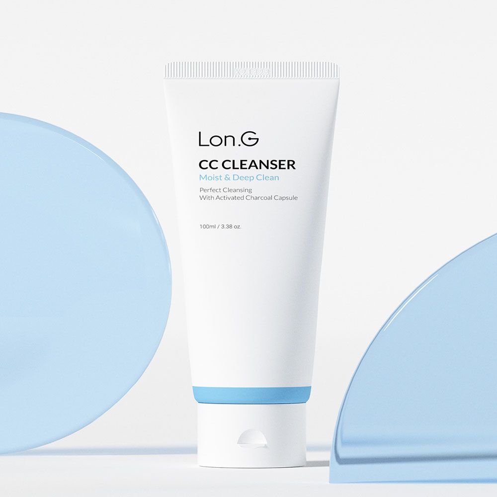 Lon.G CC Cleanser 100ml Charcoal Capsule Deep Cleansing Soothing Acne Care Hydrating Facial Wash _ Made in Korea
